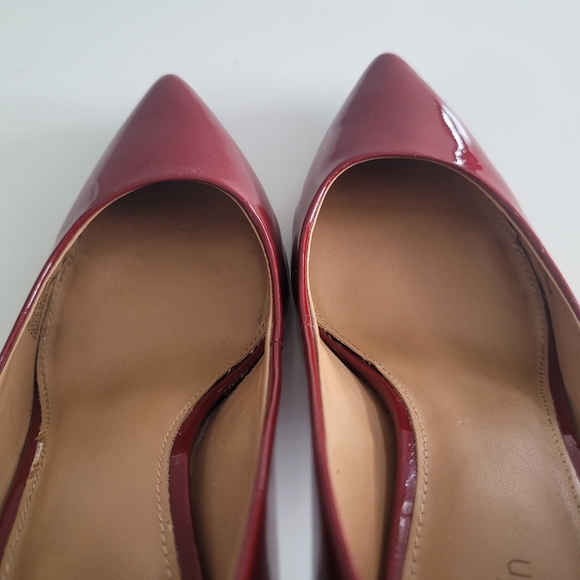 Calvin Klein Gayle Women's Pointy Toe Classic Pump Dress Heels Crimson Red - Picture 12 of 16